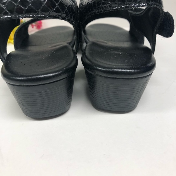 SAS Womens Suntimer Slingbacks Black Patent Leather Size 9.5 M - Picture 16 of 16